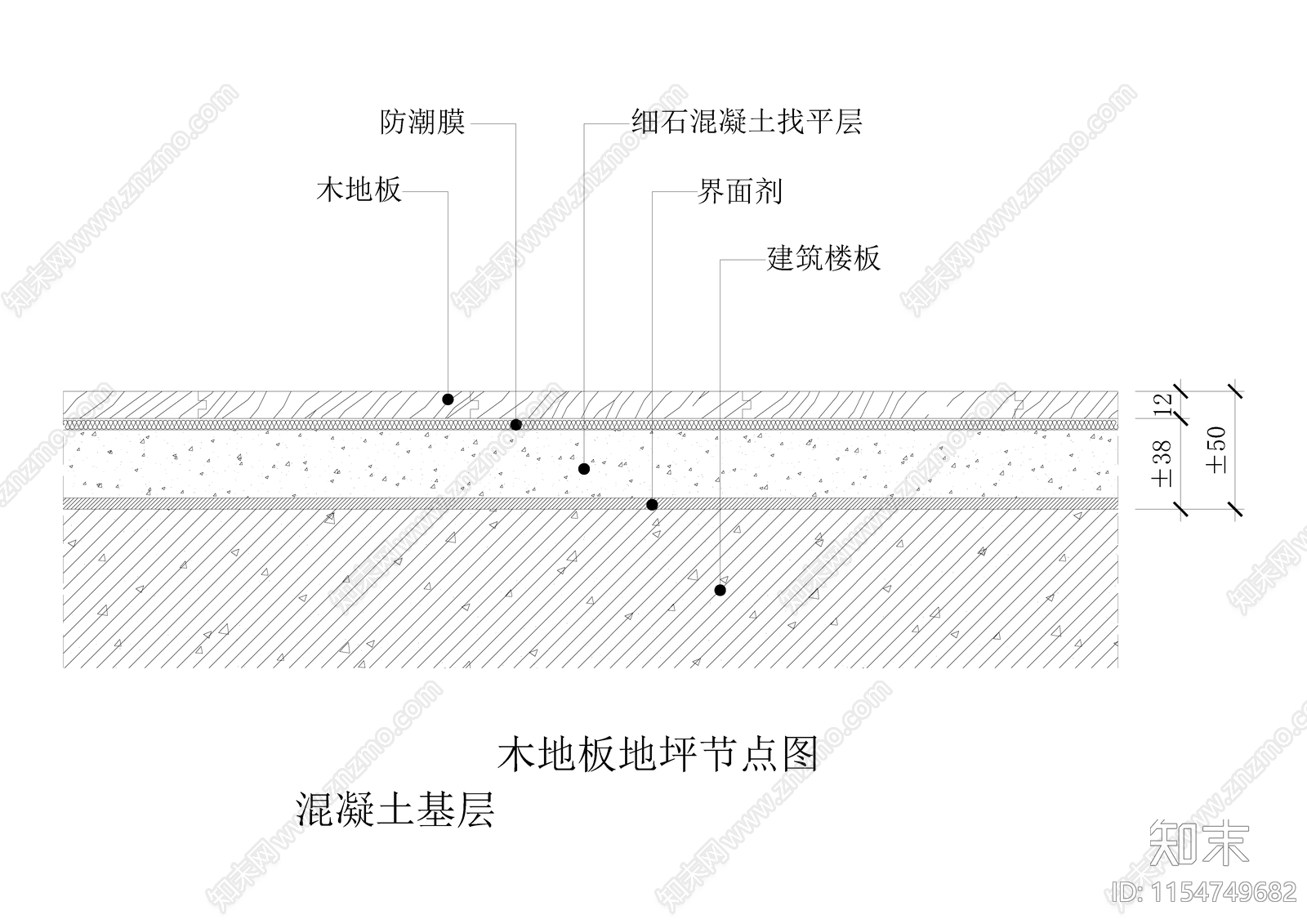 木地板地坪节点图施工图下载【ID:1154749682】