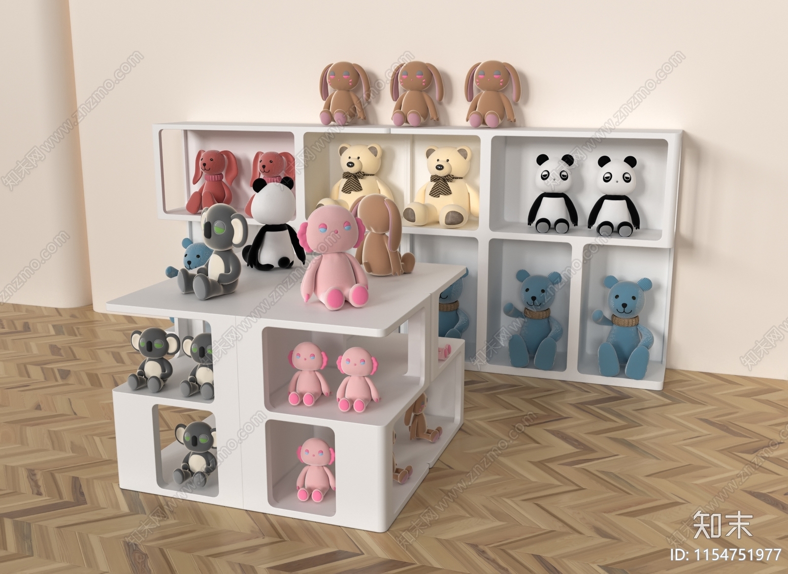 现代展具3D模型下载【ID:1154751977】