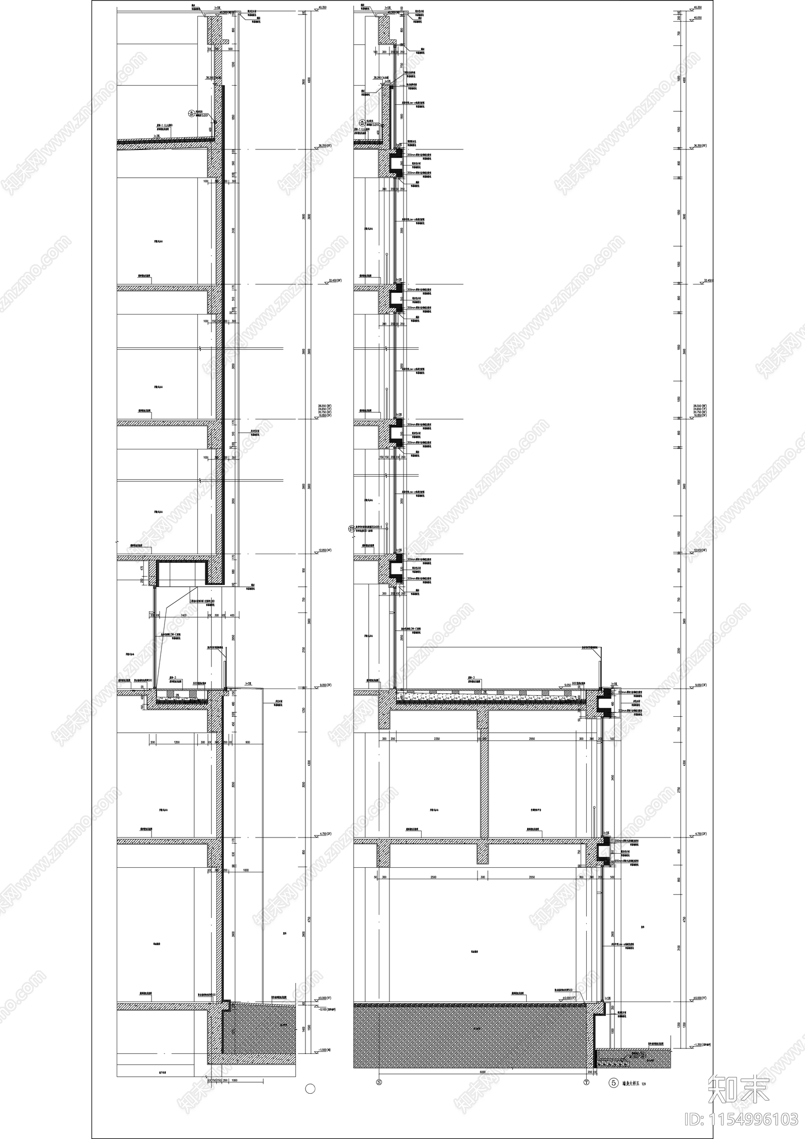 共富智慧物流产业园cad施工图下载【ID:1154996103】