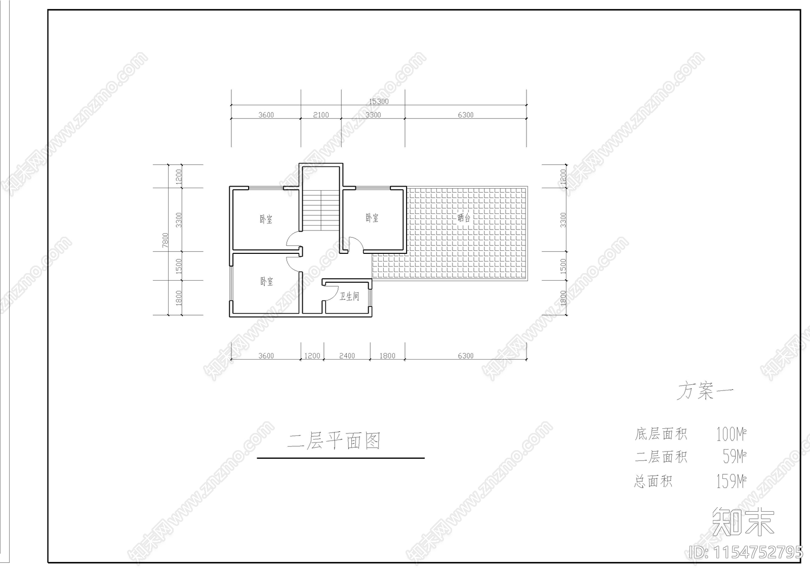 川南民居住宅cad施工图下载【ID:1154752795】