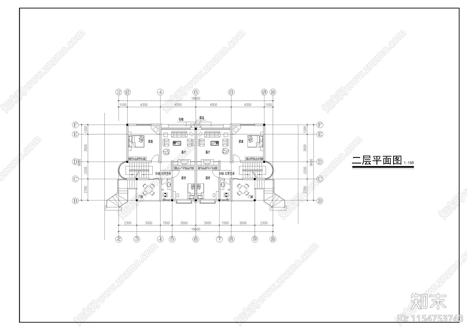 川南民居别墅设计方案图cad施工图下载【ID:1154753743】