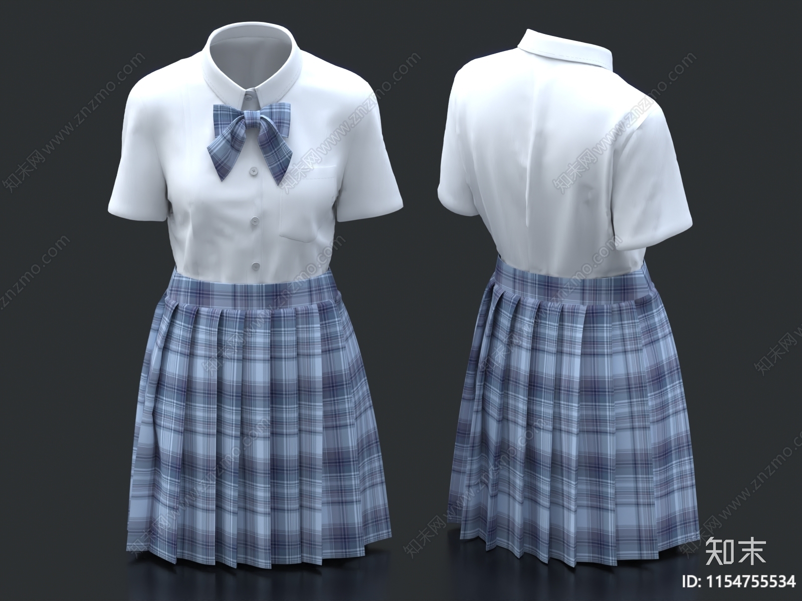 衣服3D模型下载【ID:1154755534】