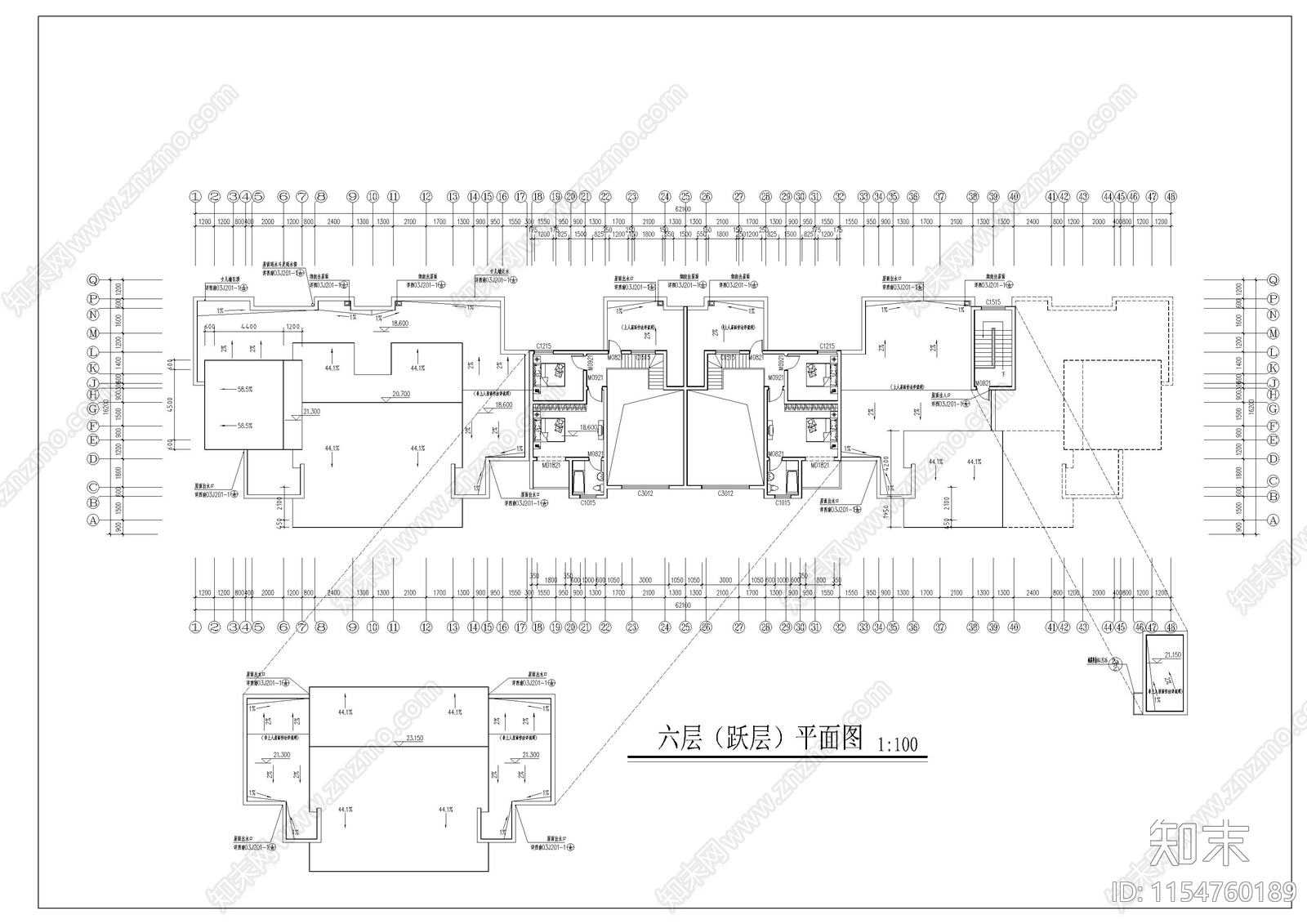 民居住宅cad施工图下载【ID:1154760189】