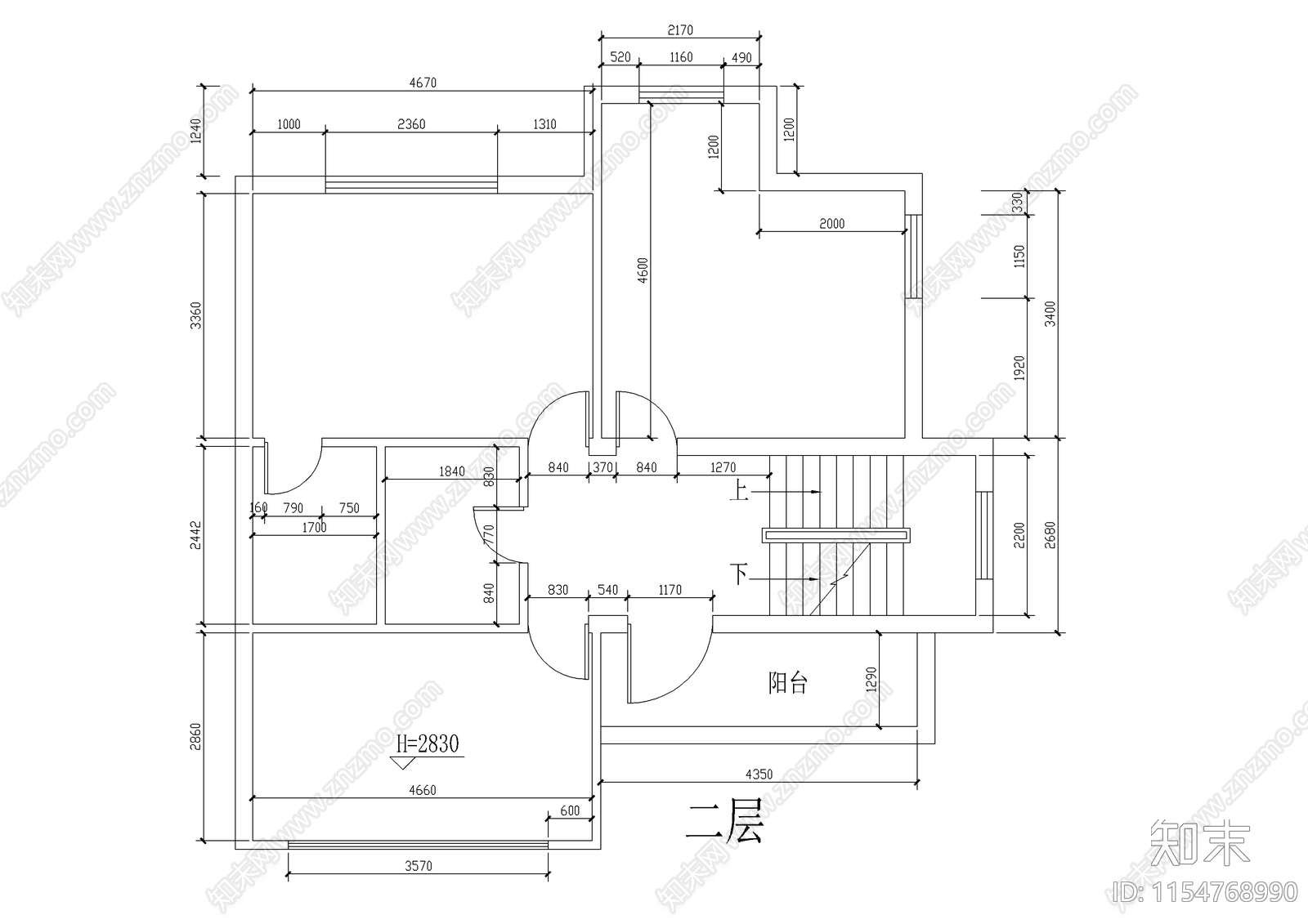 阳光山庄方案图cad施工图下载【ID:1154768990】
