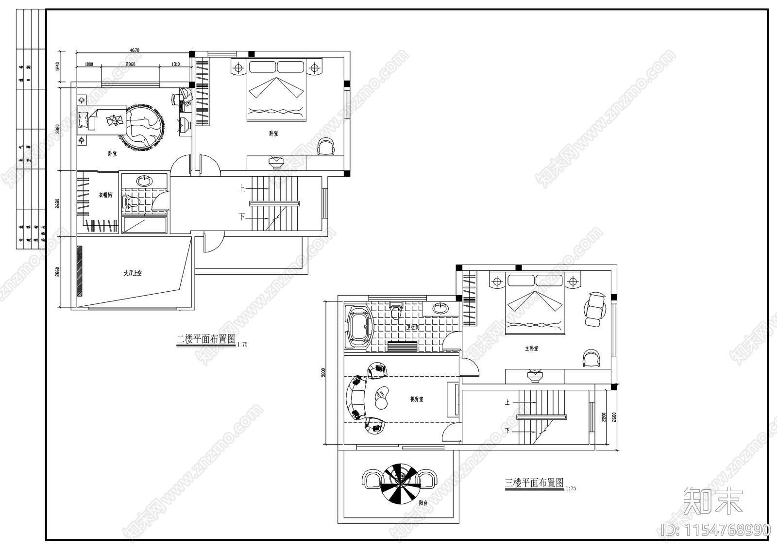 阳光山庄方案图cad施工图下载【ID:1154768990】