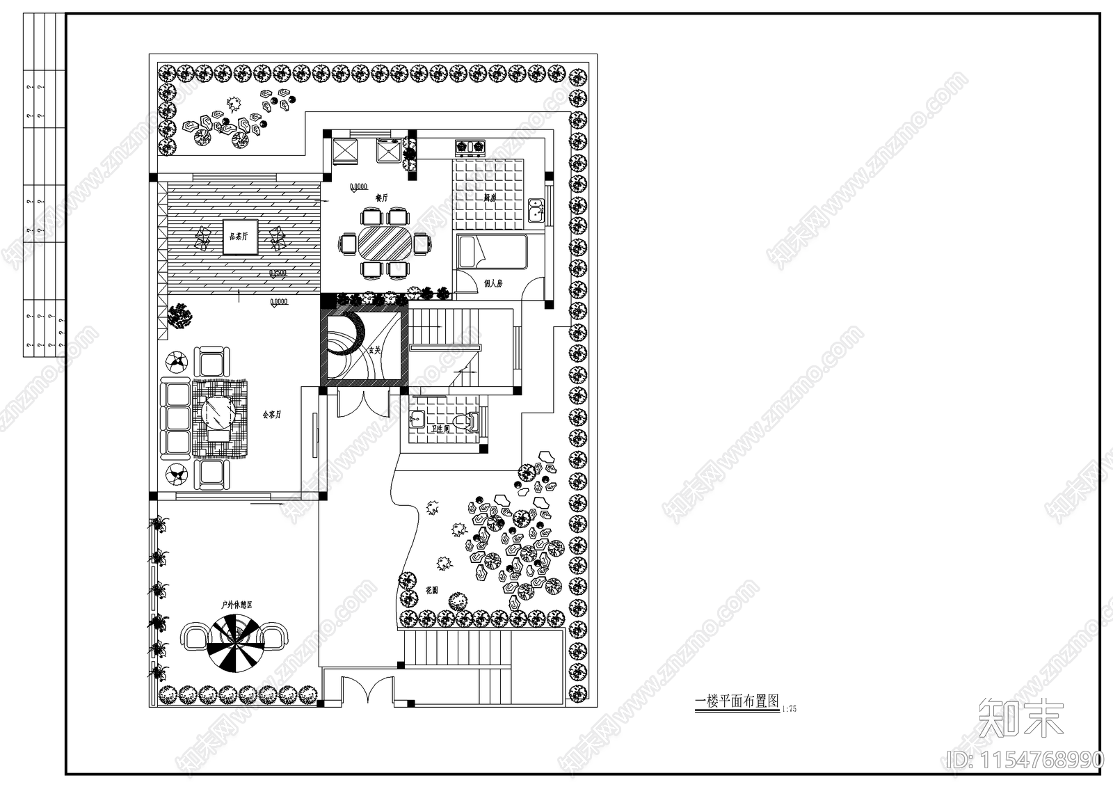 阳光山庄方案图cad施工图下载【ID:1154768990】