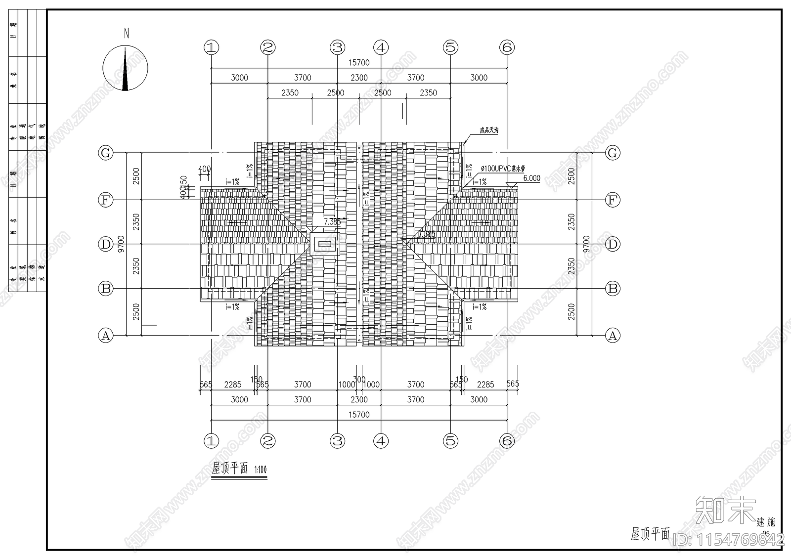 风景区别墅结构建cad施工图下载【ID:1154769842】