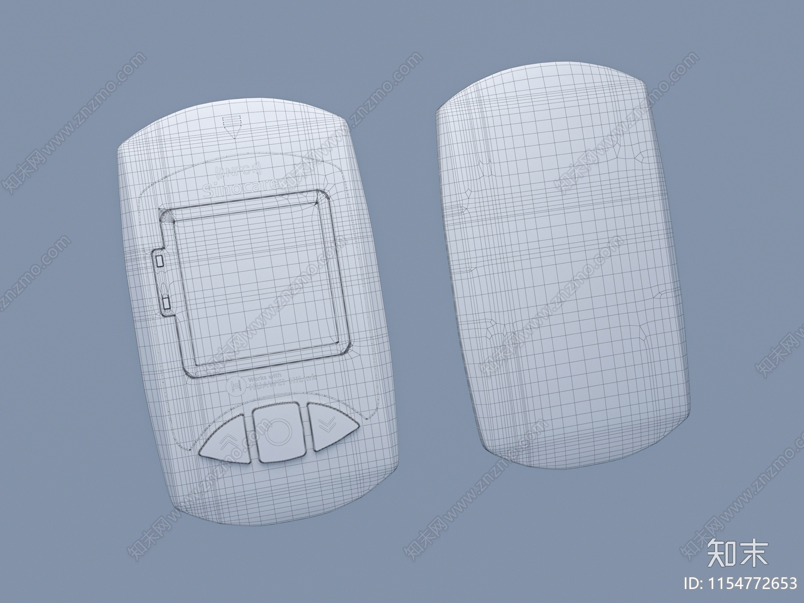 血糖仪3D模型下载【ID:1154772653】