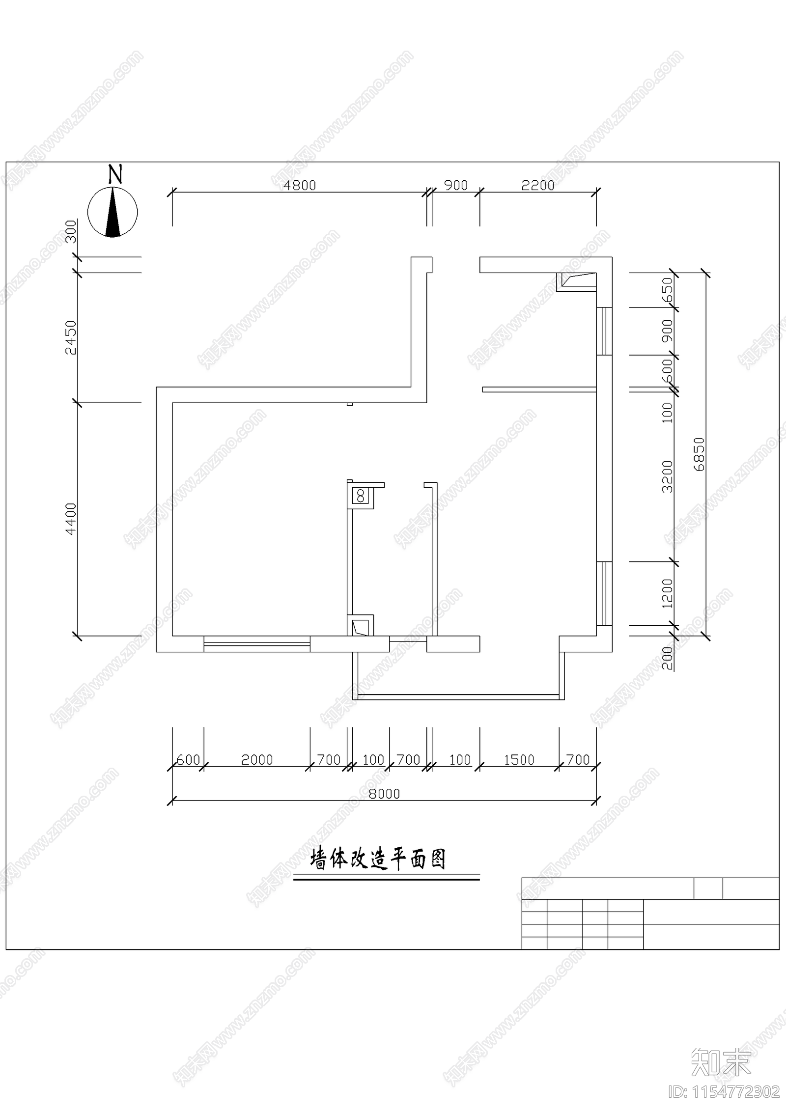 别墅建筑装饰图cad施工图下载【ID:1154772302】
