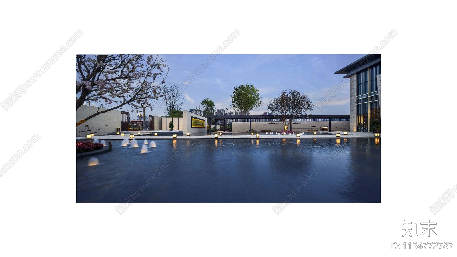 致澜景观中南四川南充漫悦湾项目示范区cad施工图下载【ID:1154772787】