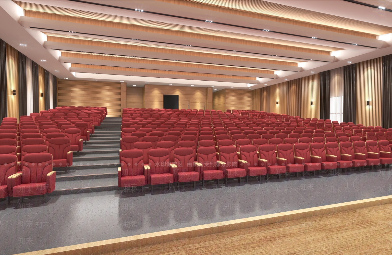 现代报告厅3D模型下载【ID:1154782721】