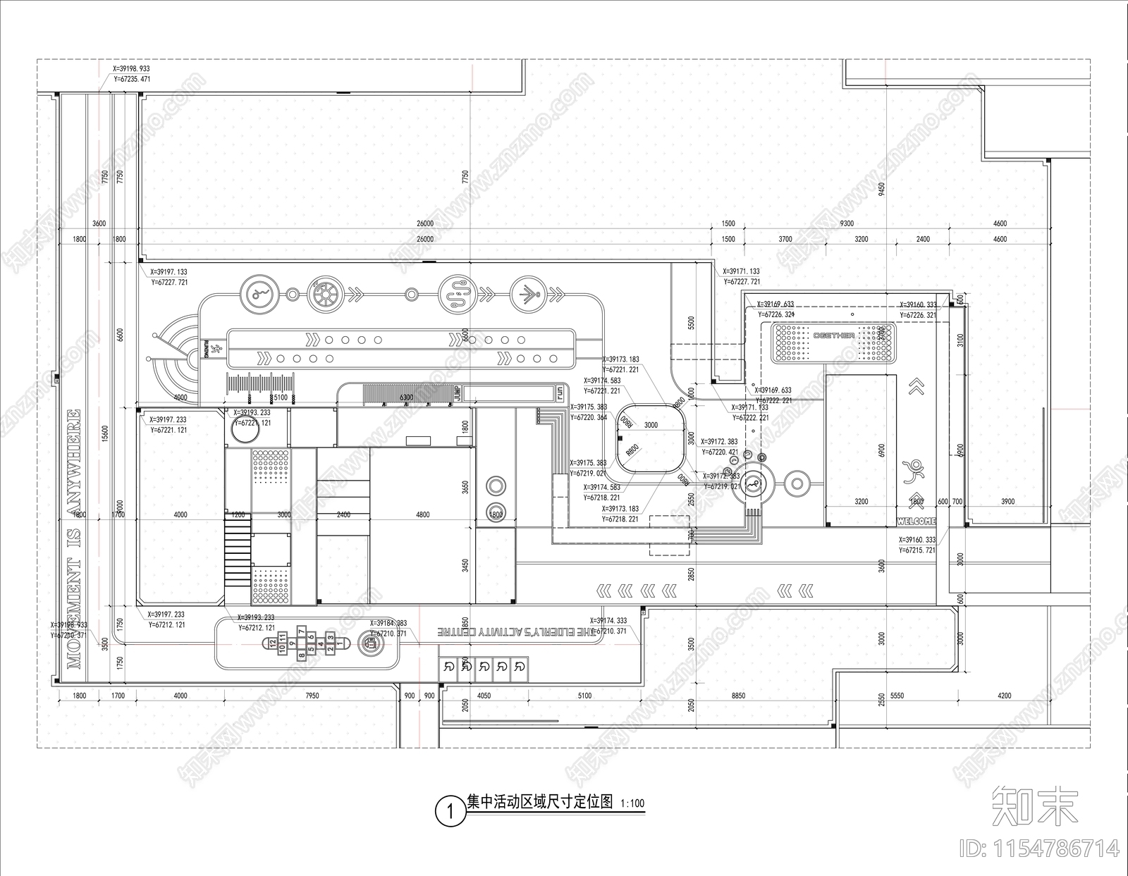 现代儿童乐园cad施工图下载【ID:1154786714】