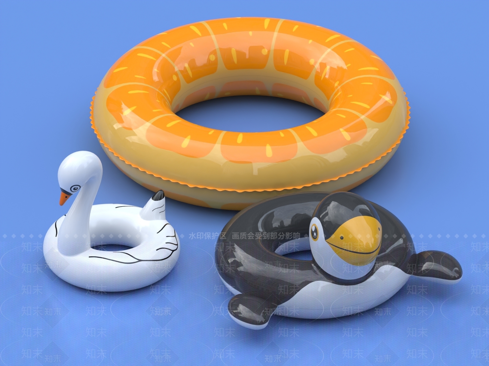 游泳圈3D模型下载【ID:1154794107】