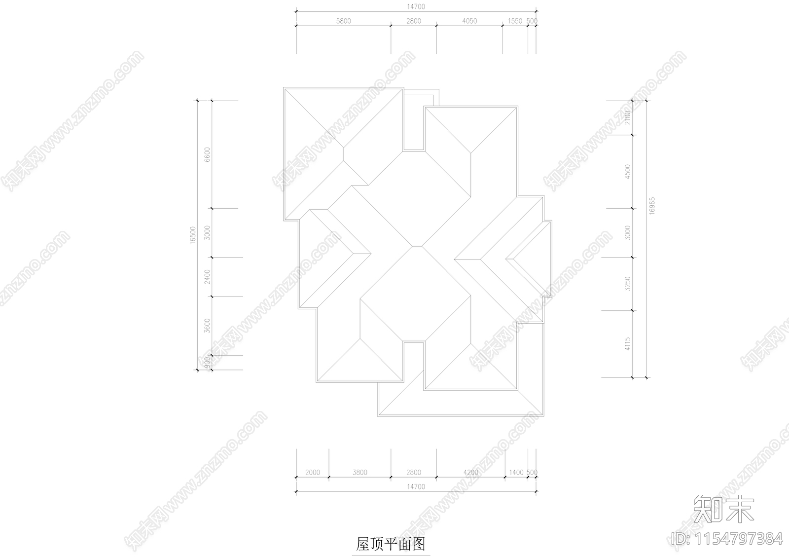 别墅cad施工图下载【ID:1154797384】
