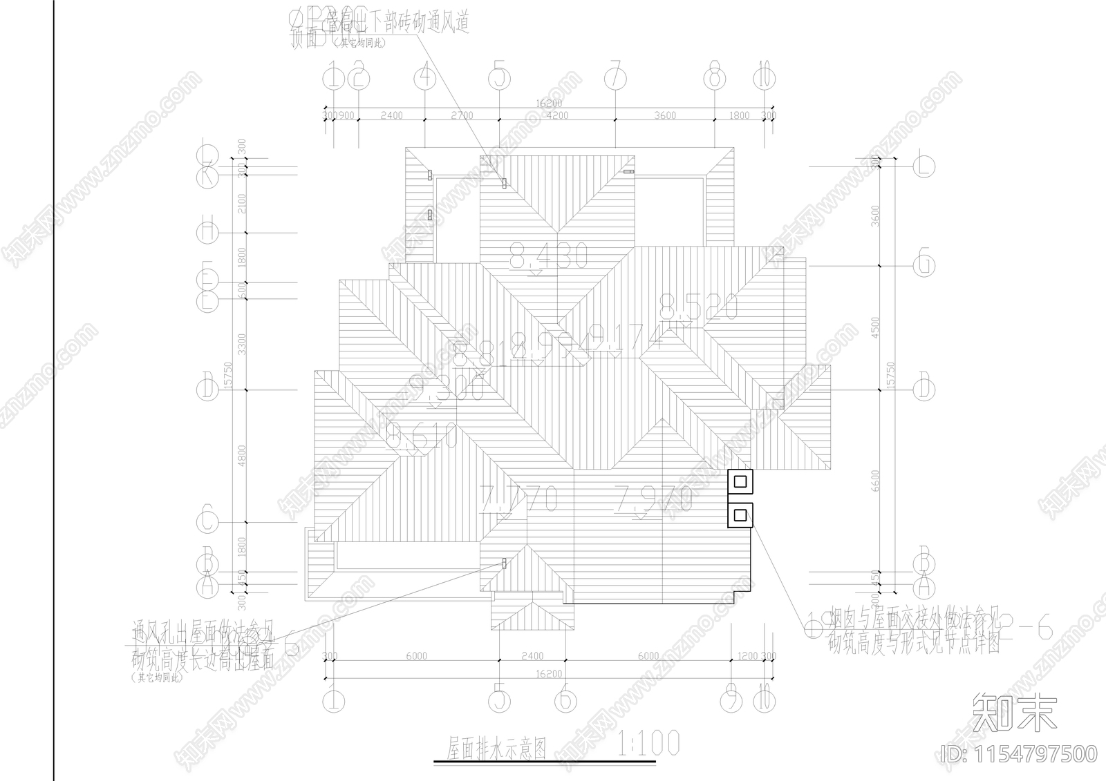 别墅cad施工图下载【ID:1154797500】