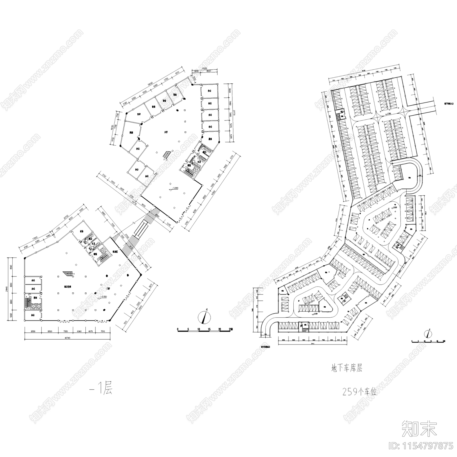 重庆江津一院四馆两中心剧院文化馆博物馆建筑平面cad施工图下载【ID:1154797875】