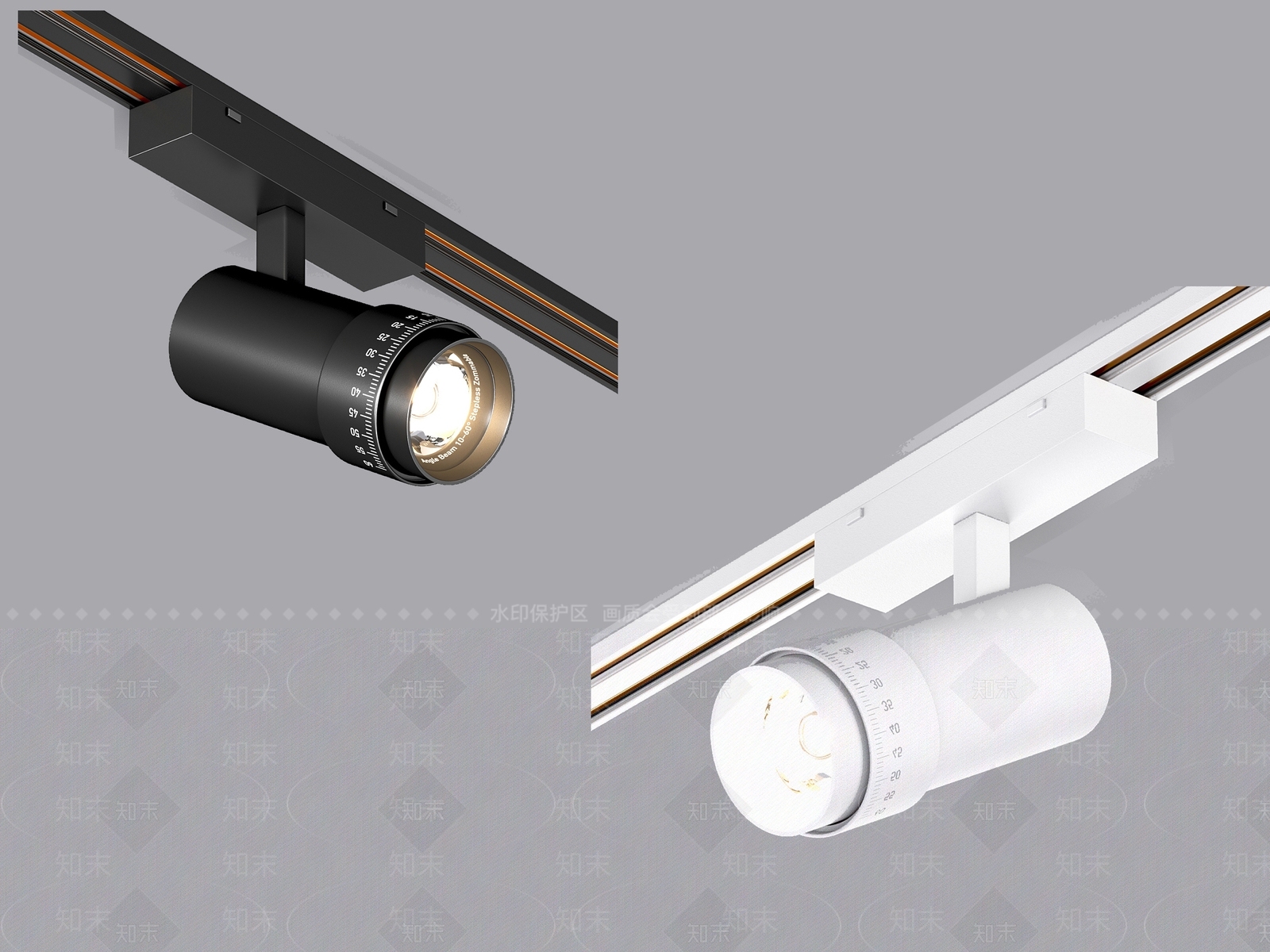 现代简约射灯3D模型下载【ID:1154798708】