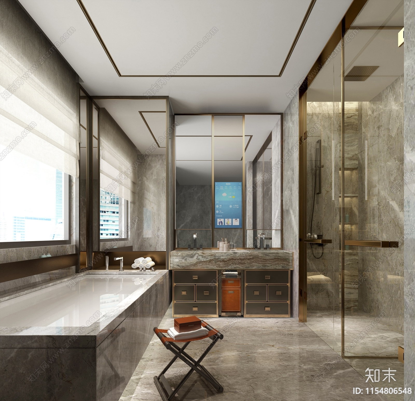 175㎡轻奢风格大平层室内cad施工图下载【ID:1154806548】
