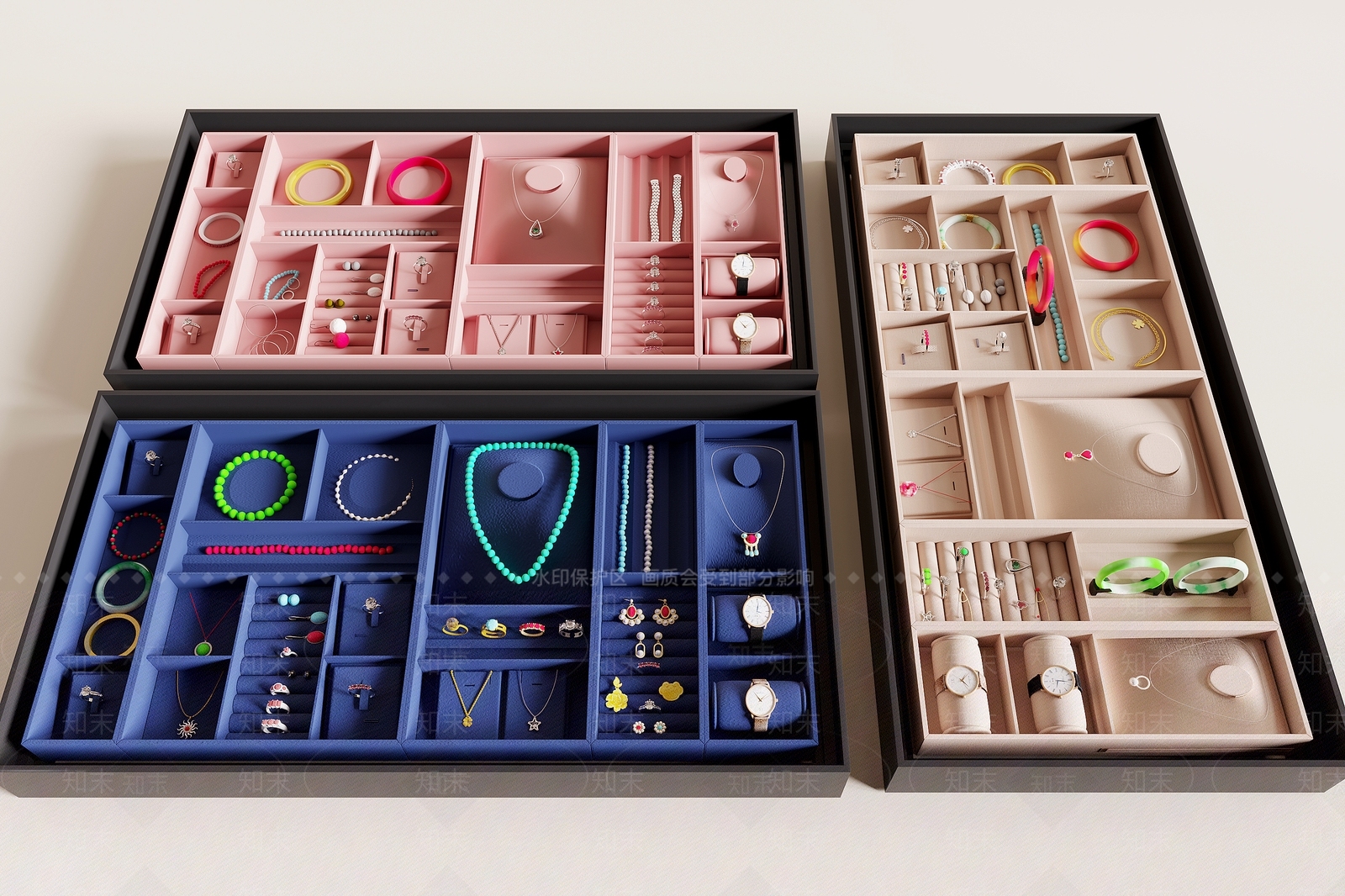 珠宝首饰3D模型下载【ID:1154815530】