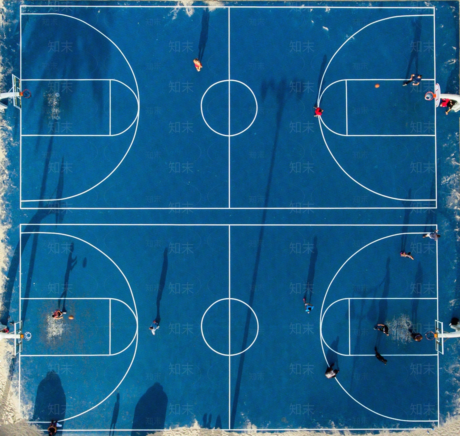 篮球场场地地面贴图下载【ID:1154819651】