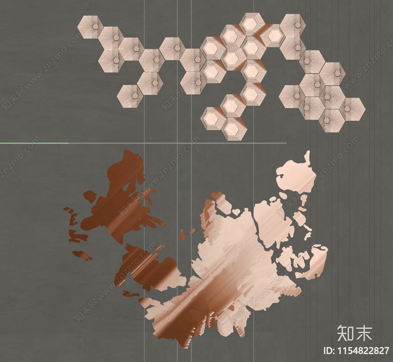 现代艺术挂件SU模型下载【ID:1154822827】