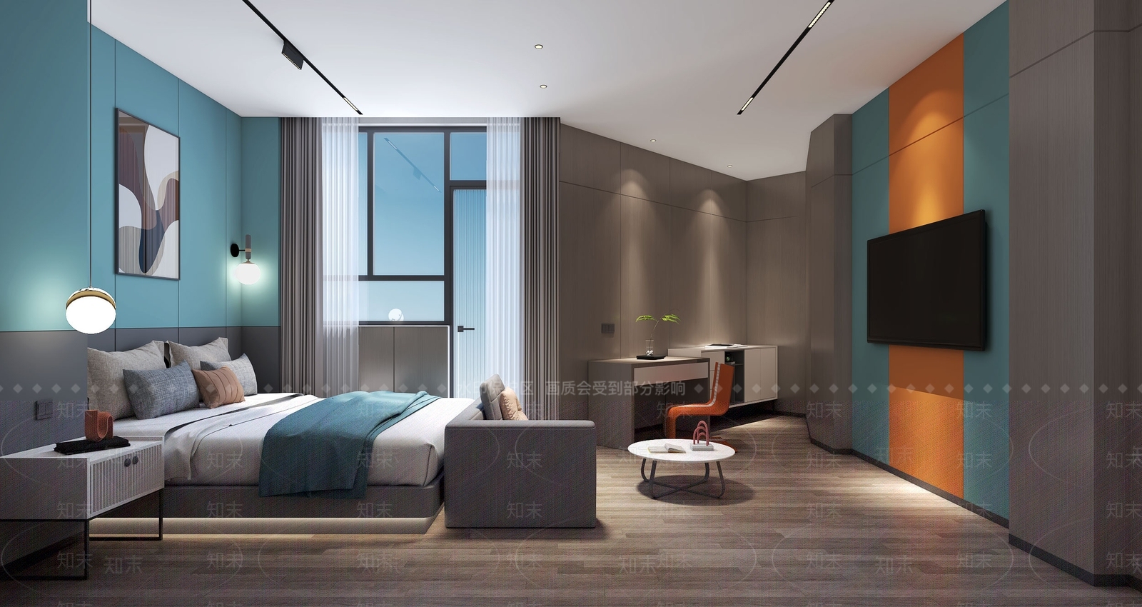 现代公寓3D模型下载【ID:1154830004】