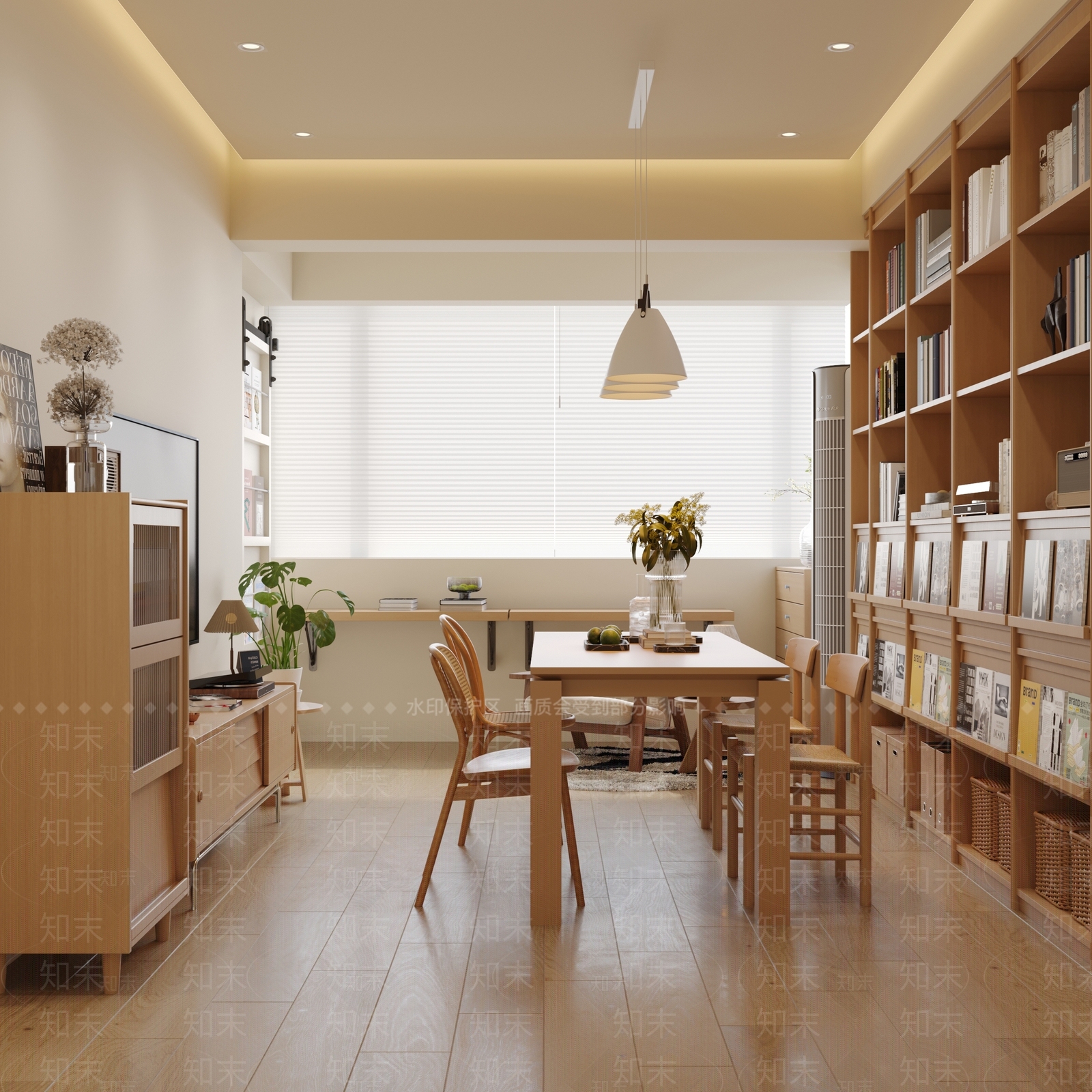 橡木五斗柜斗柜3D模型下载【ID:1227403478】