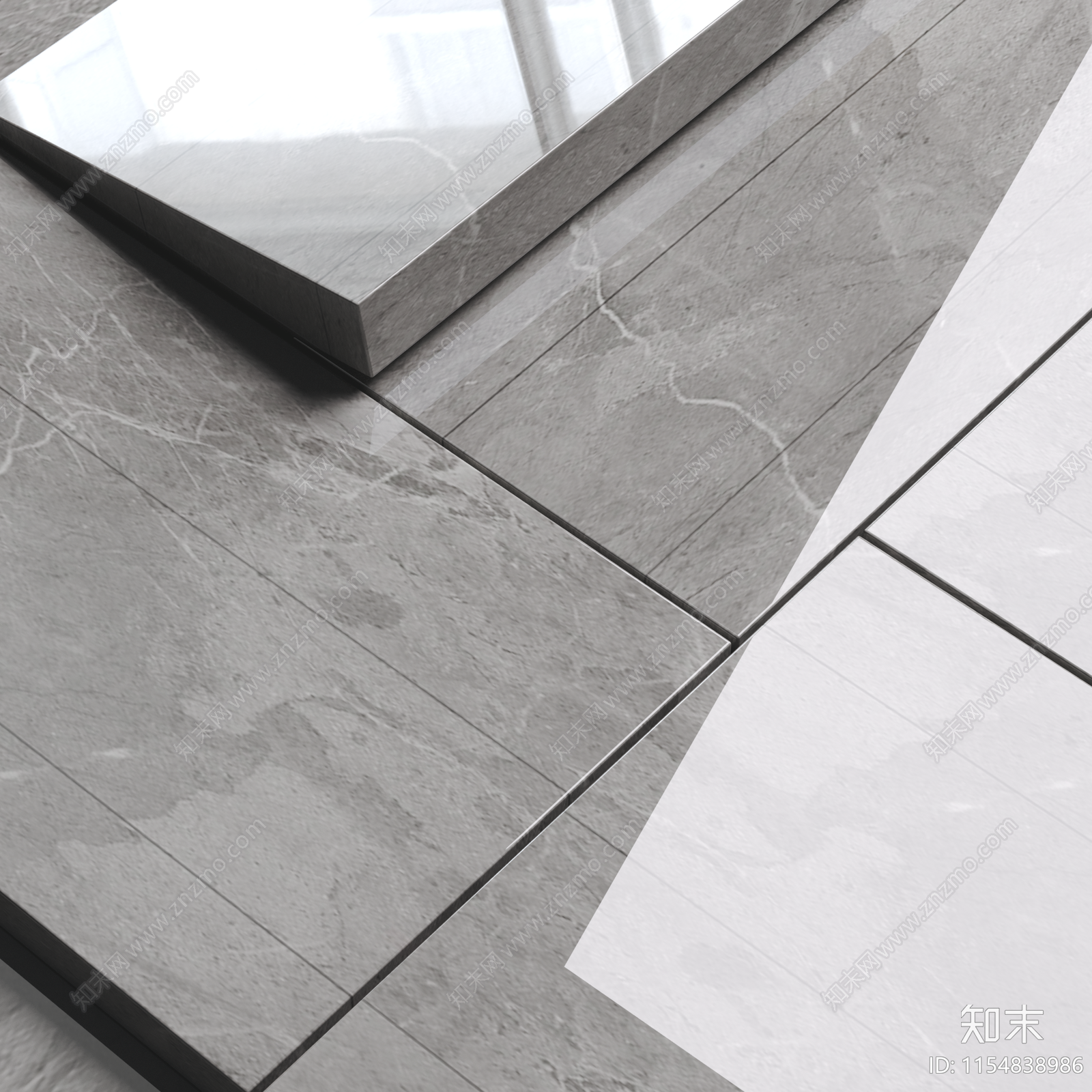 灰色瓷砖贴图下载【ID:1154838986】