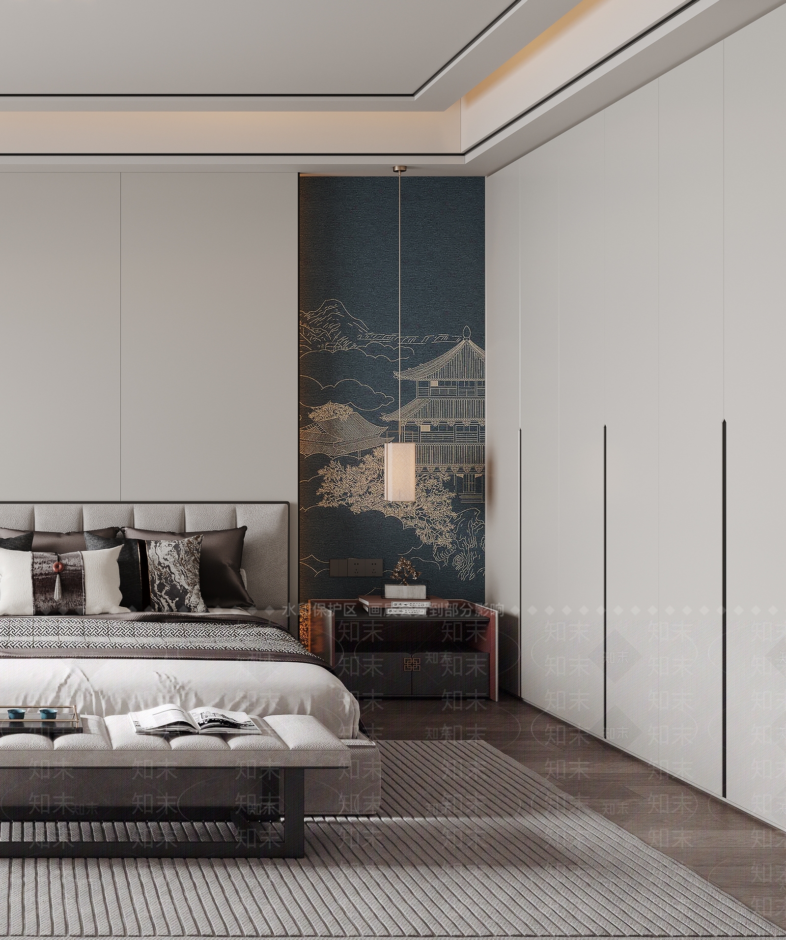 白色梳妆台梳妆台3D模型下载【ID:1227501067】