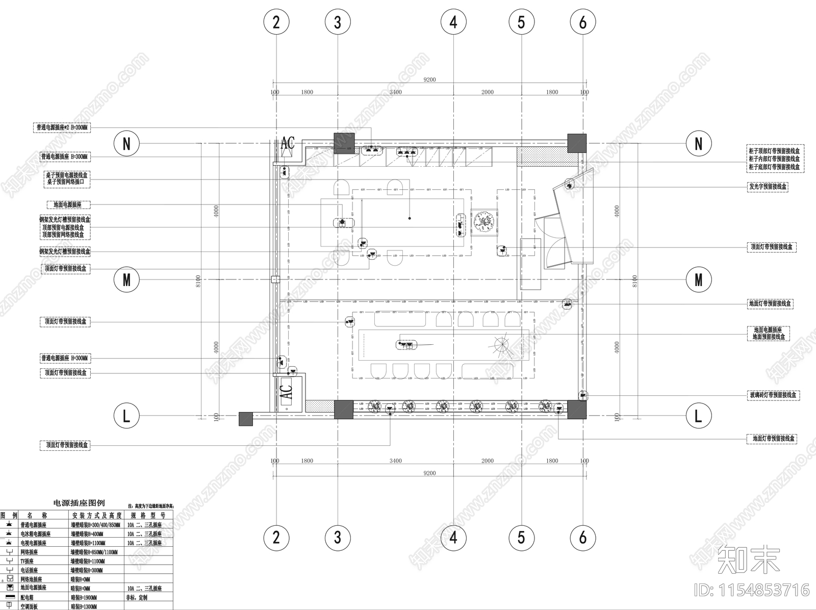 65㎡独立办公室施工图下载【ID:1154853716】