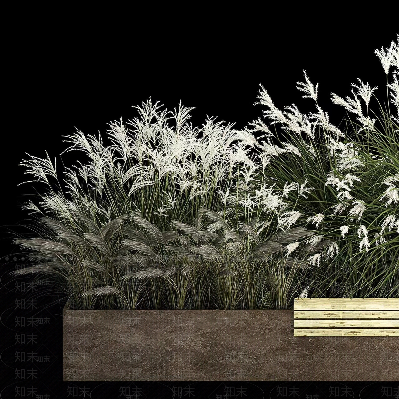 花坛3D模型下载【ID:1154858691】