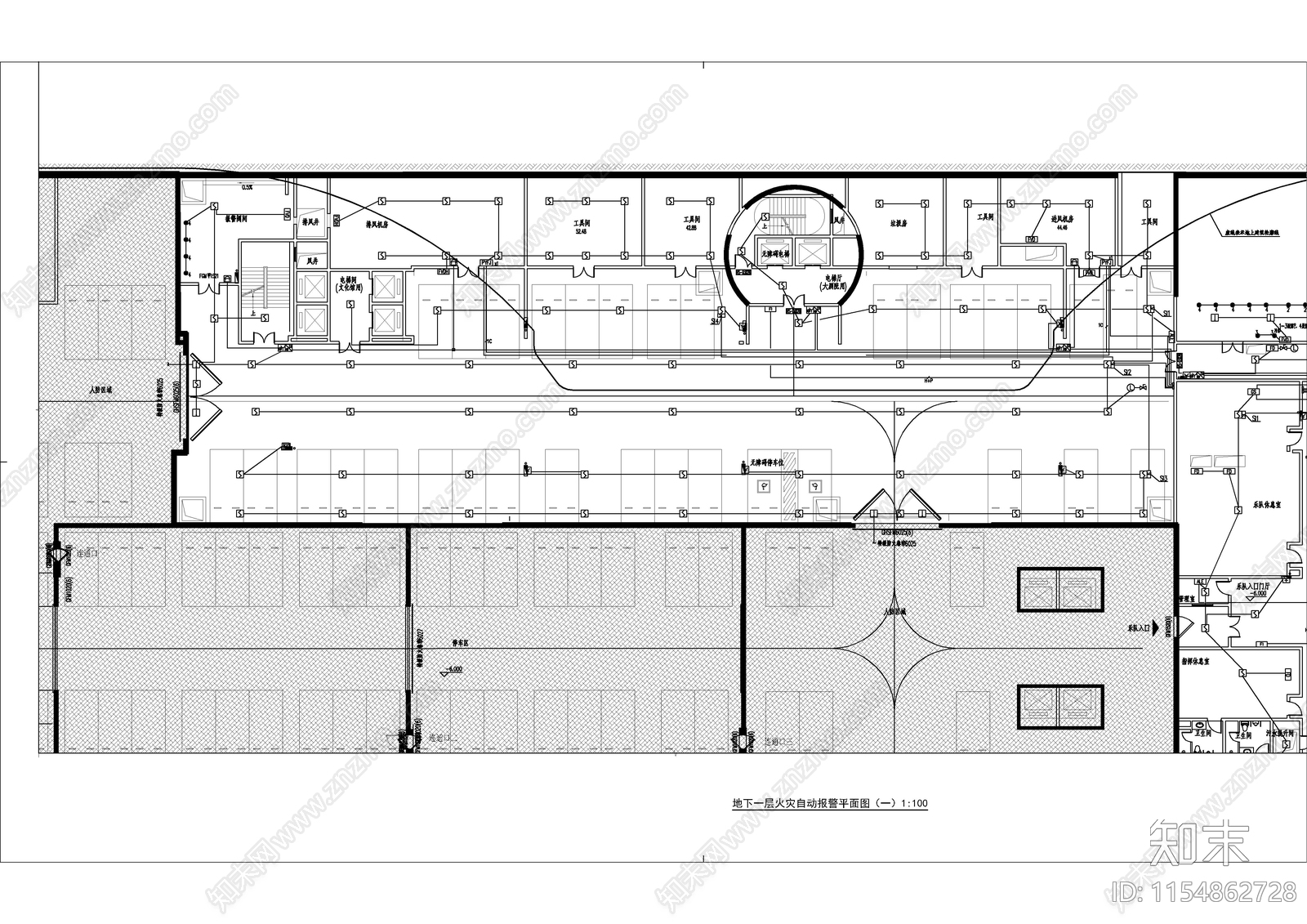 大剧院文化馆建筑电气cad施工图下载【ID:1154862728】