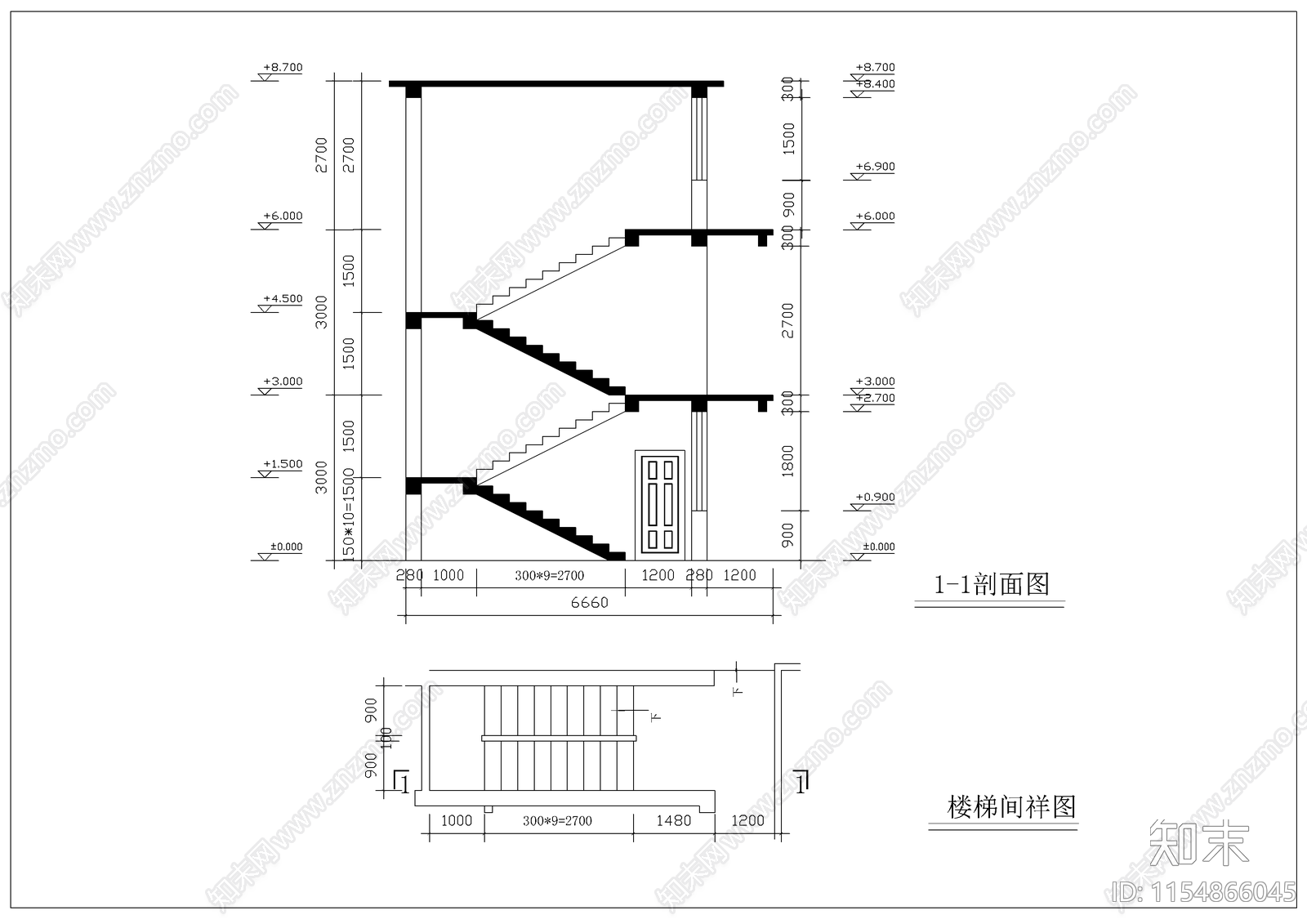 农村住宅旧房改造建筑cad施工图下载【ID:1154866045】
