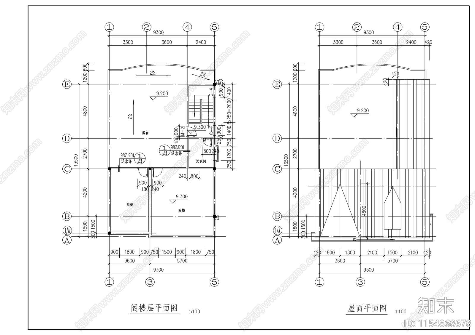 新农村住宅设计方案施工图下载【ID:1154868678】