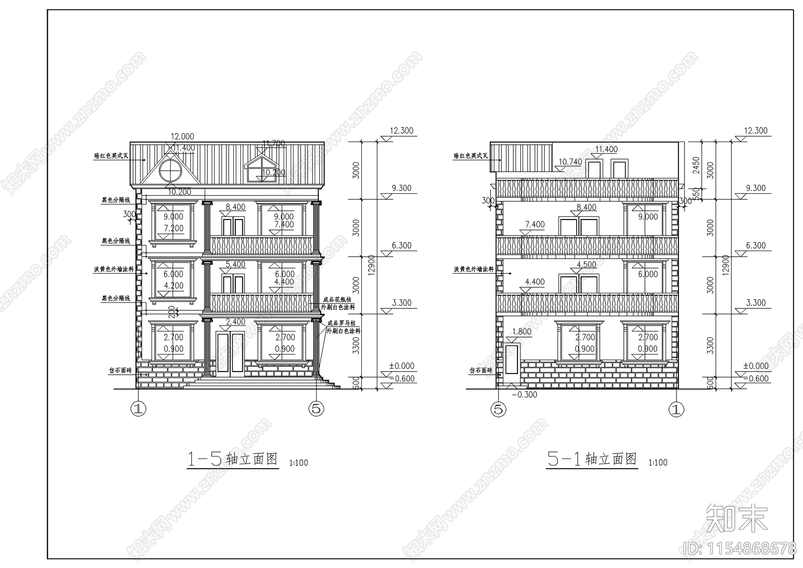 新农村住宅设计方案施工图下载【ID:1154868678】