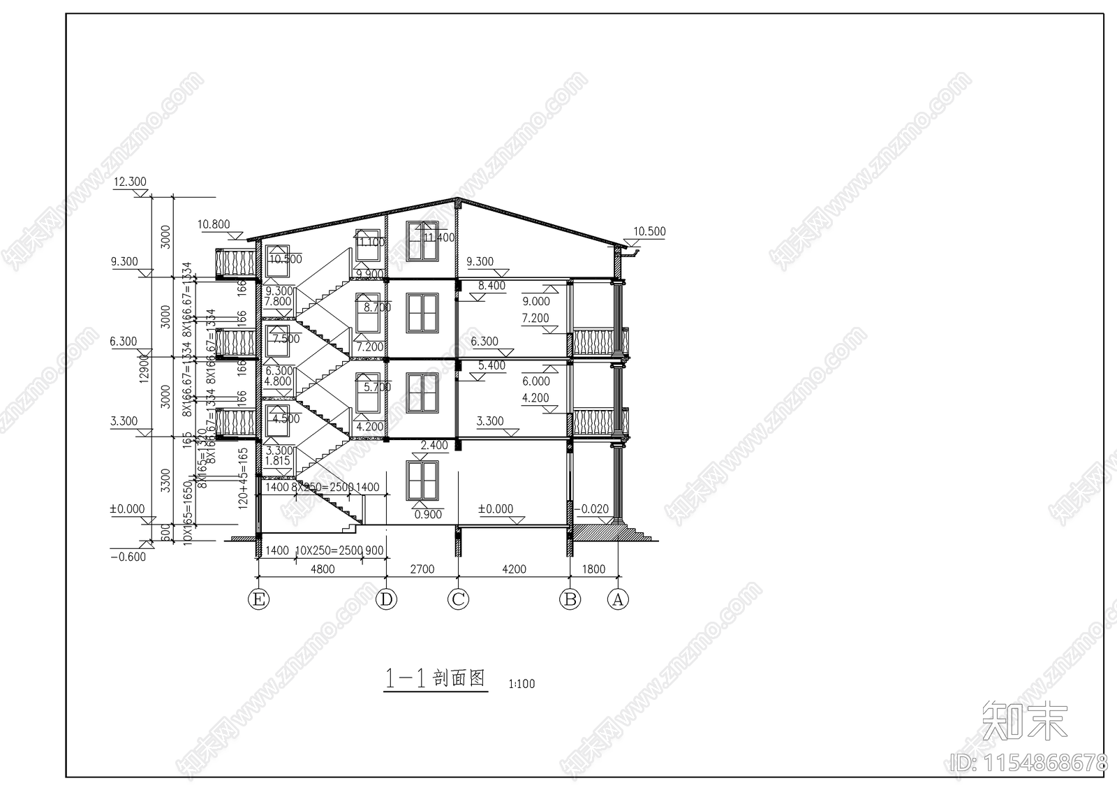 新农村住宅设计方案施工图下载【ID:1154868678】