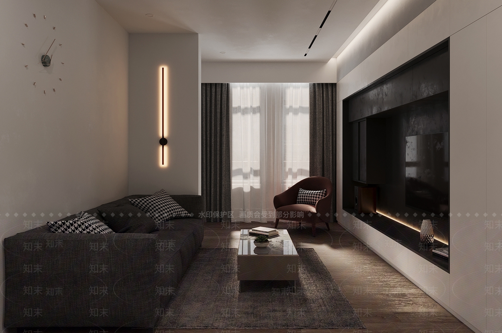 现代公寓3D模型下载【ID:1154873290】