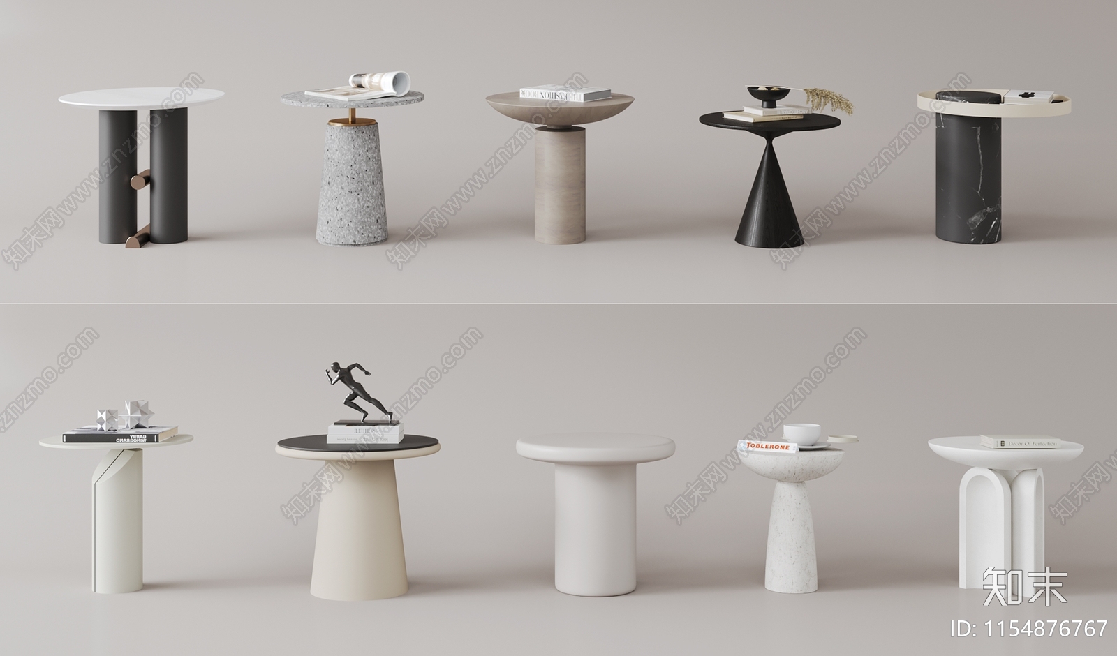 现代几类组合3D模型下载【ID:1154876767】