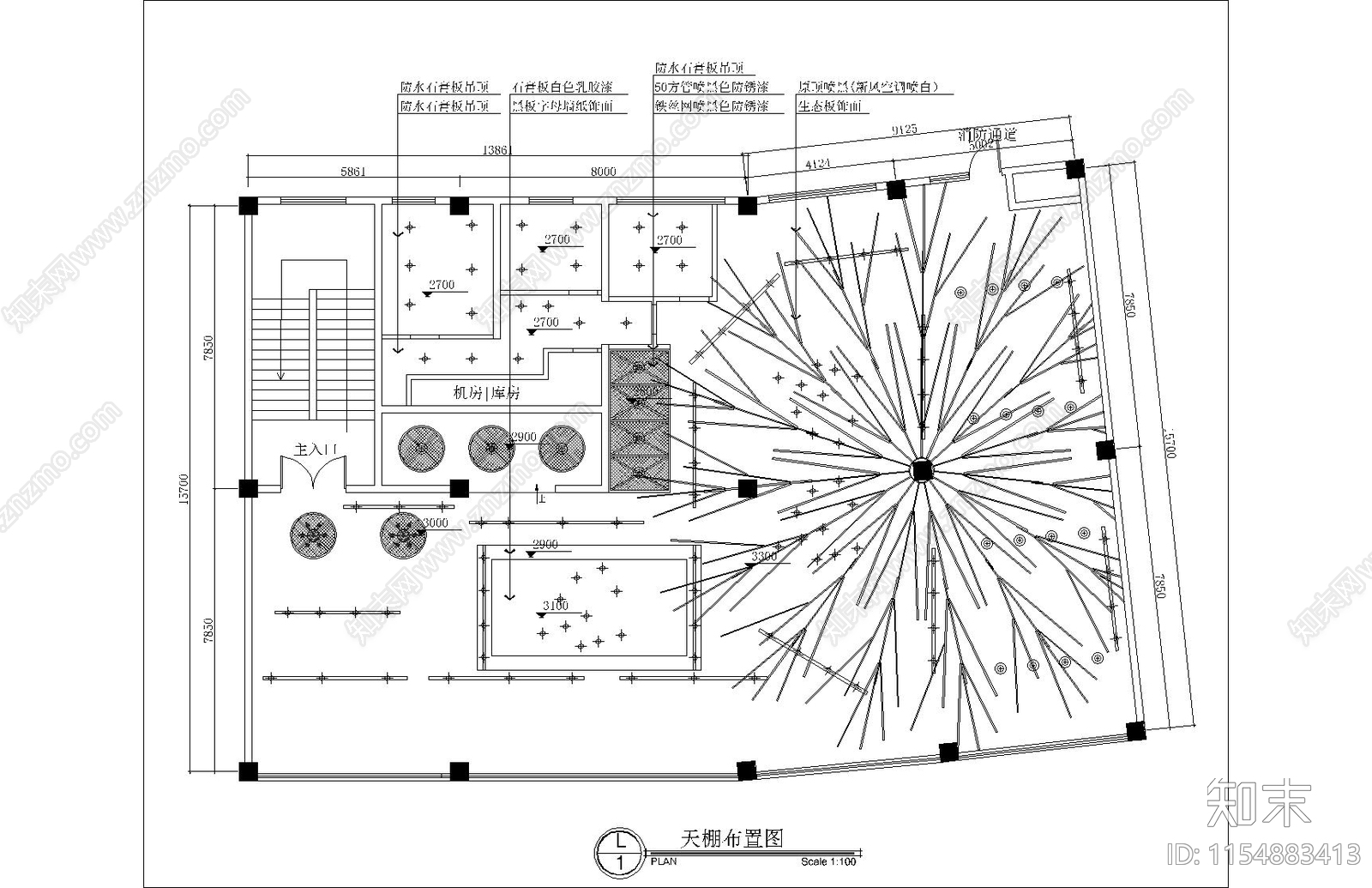 现代风格网吧cad施工图下载【ID:1154883413】