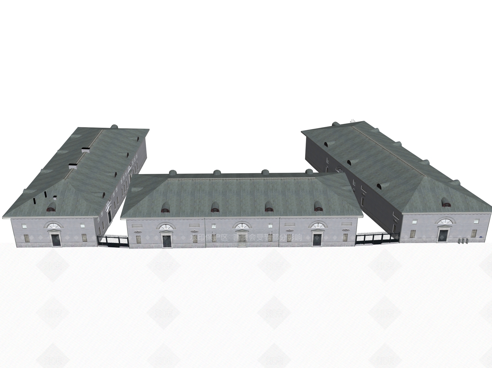 工业风厂房3D模型下载【ID:1154884218】