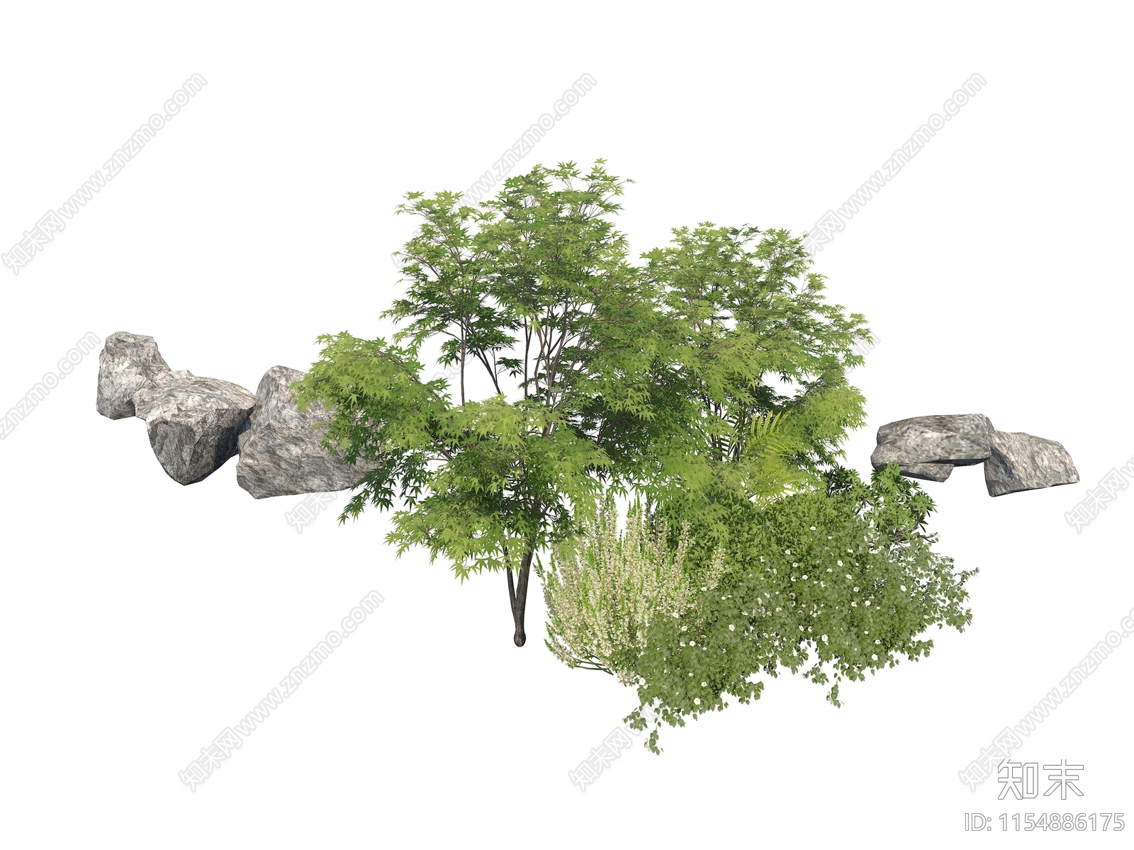 植物3D模型下载【ID:1154886175】