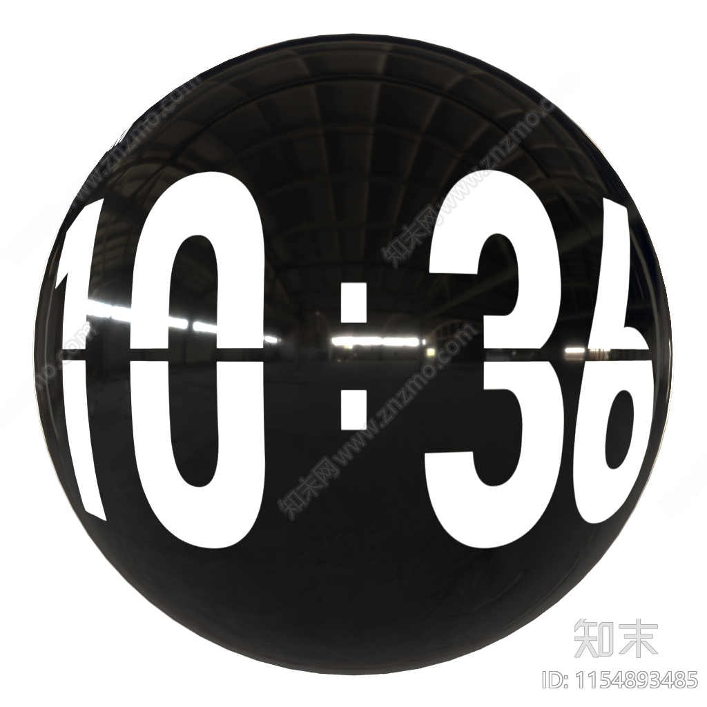 电视屏幕时钟贴图下载【ID:1154893485】