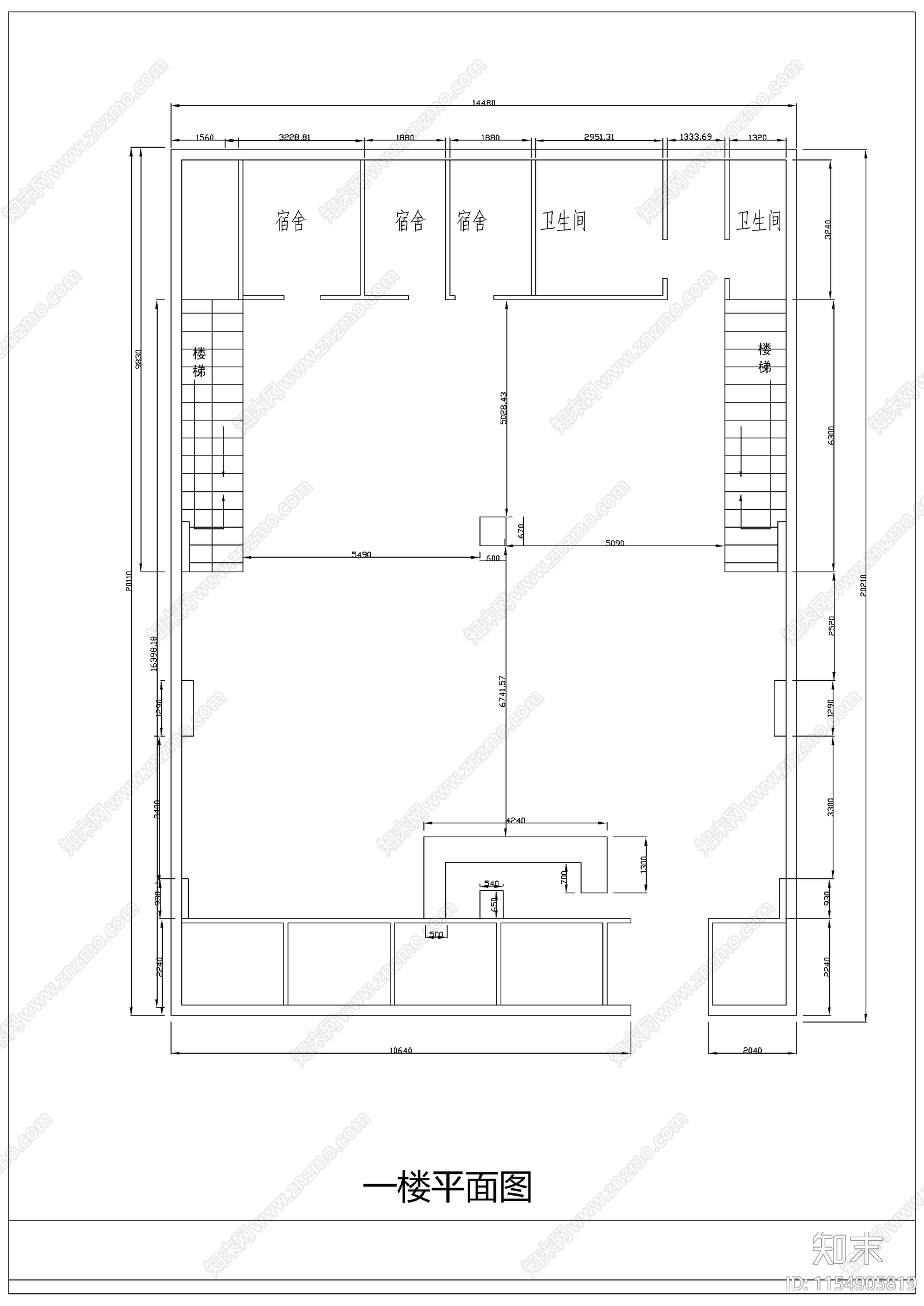 挚友网吧cad施工图下载【ID:1154905819】
