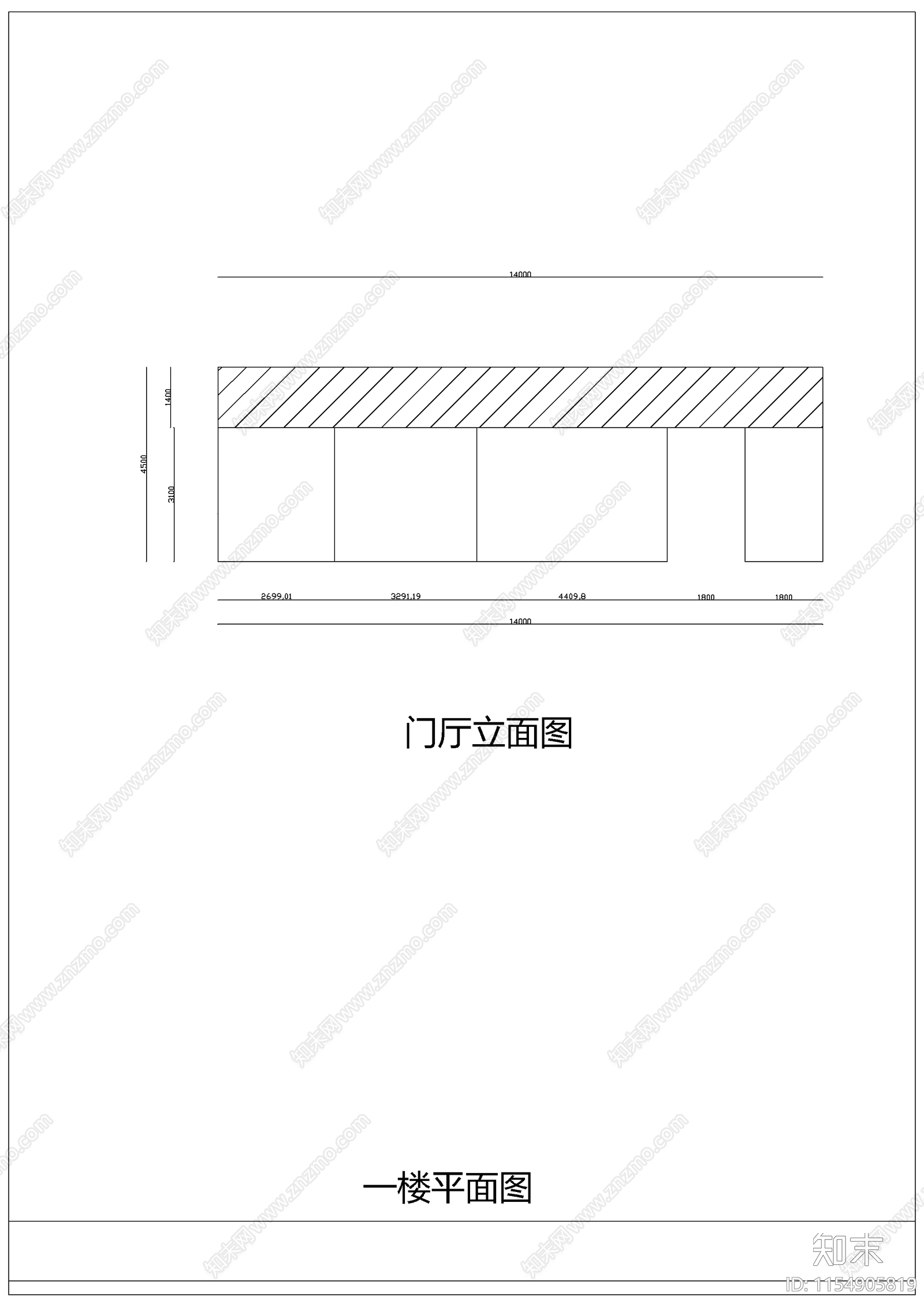 挚友网吧cad施工图下载【ID:1154905819】