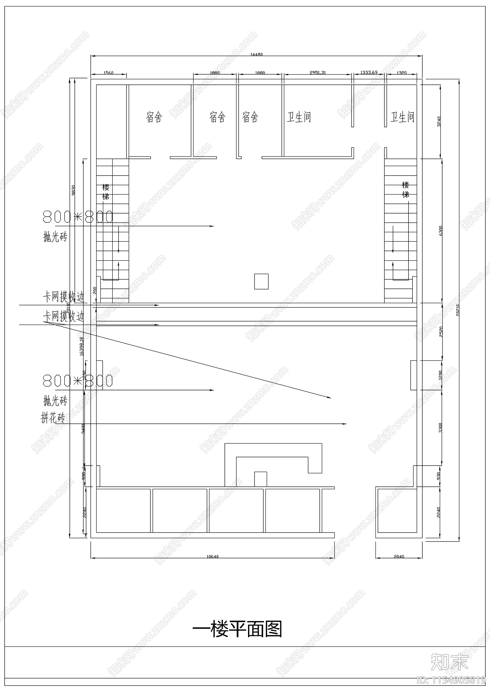 挚友网吧cad施工图下载【ID:1154905819】