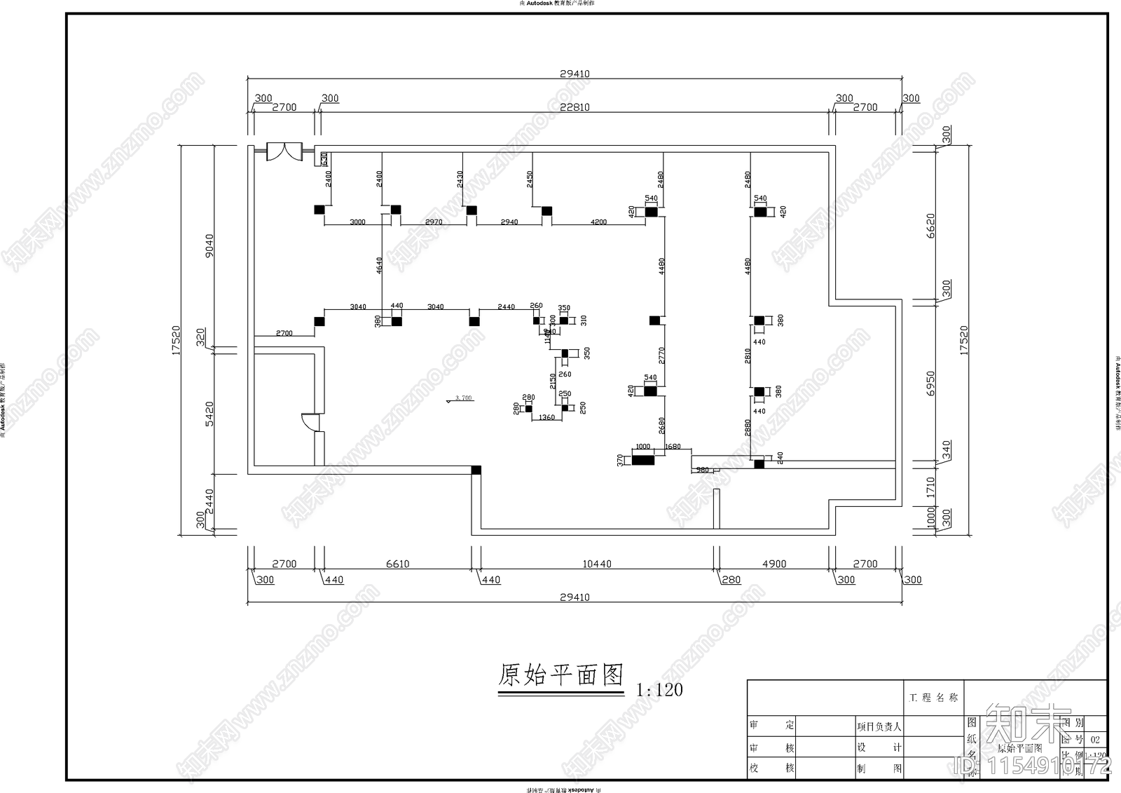 一套网吧cad施工图下载【ID:1154910172】