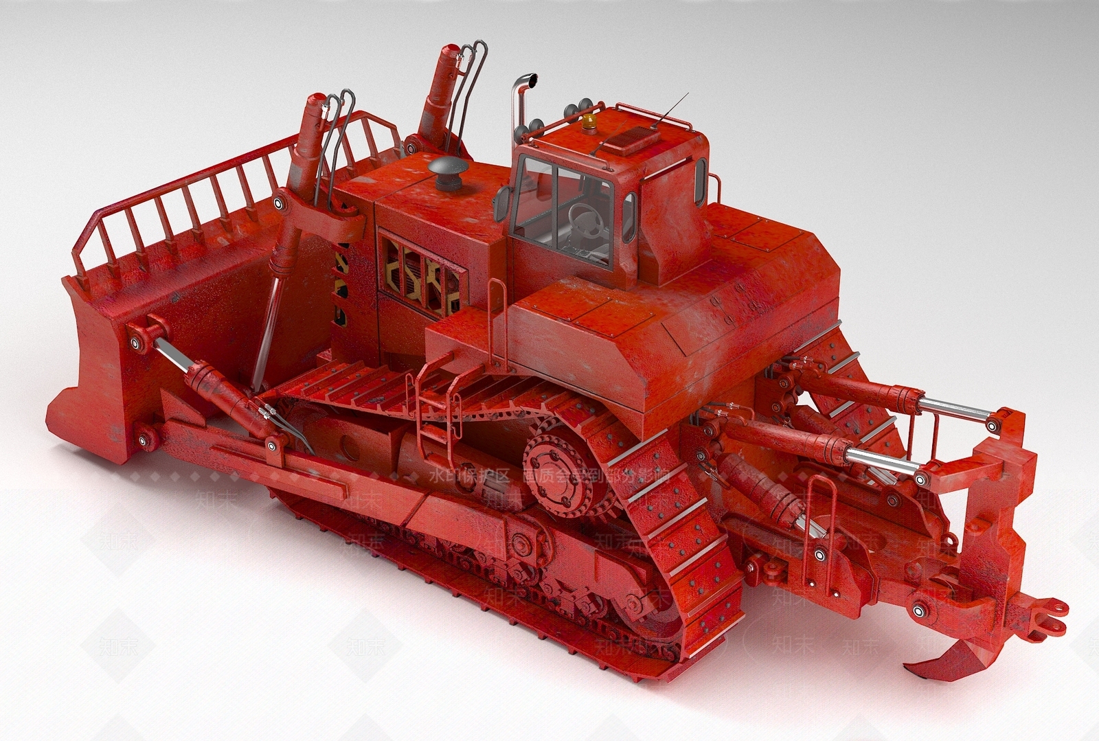 推土机3D模型下载【ID:1154916923】