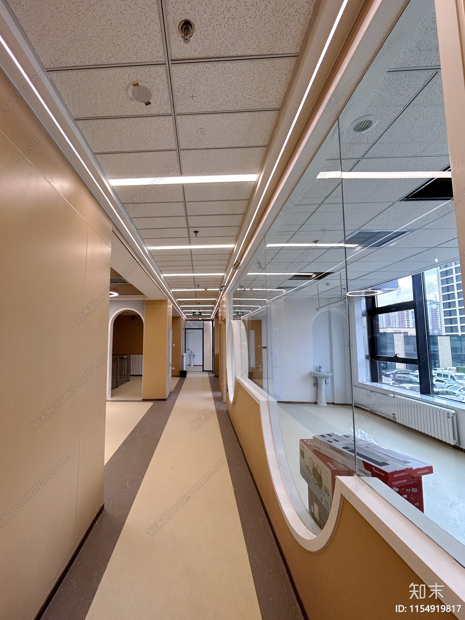 800㎡社区医院服务中心精装图纸全套cad施工图下载【ID:1154919817】