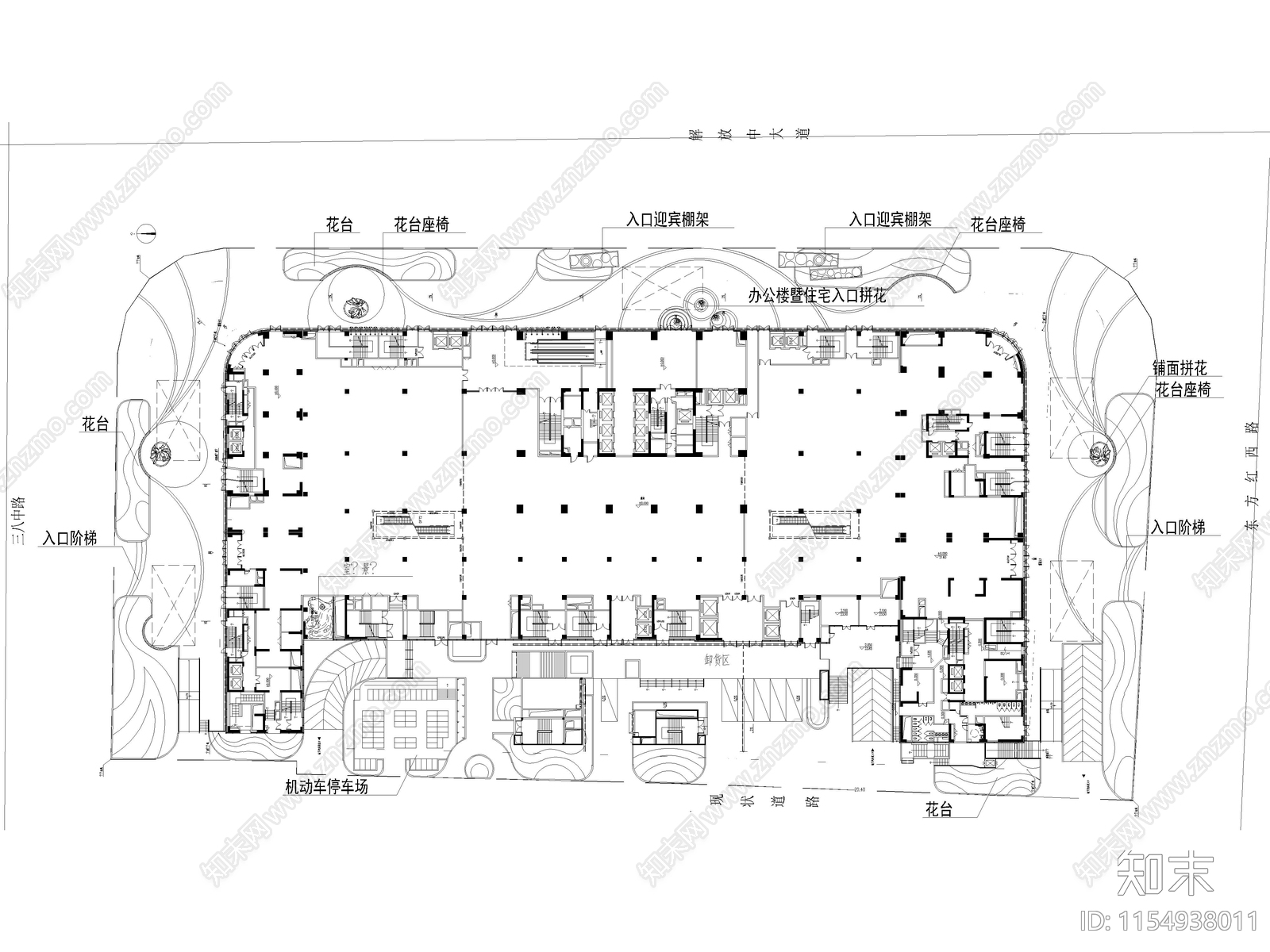 9套商业街商业综合体景观施工图下载【ID:1154938011】