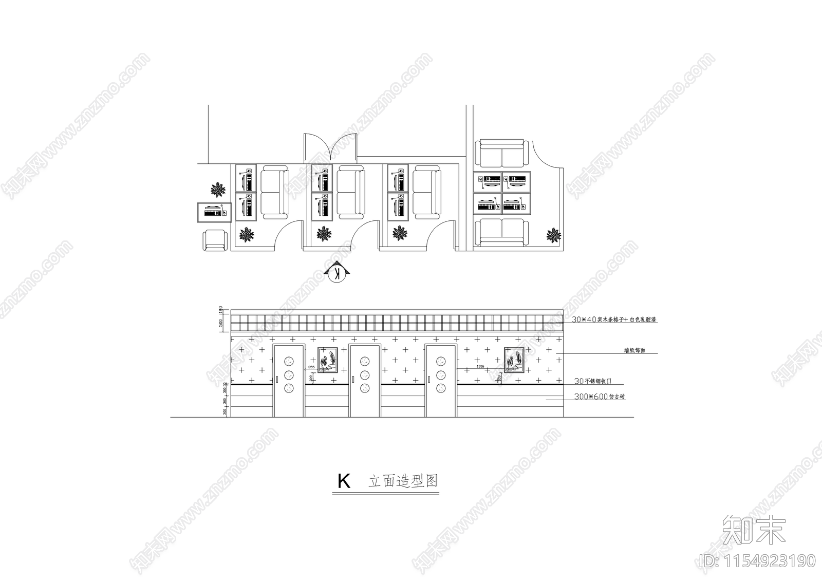 大学城网吧cad施工图下载【ID:1154923190】
